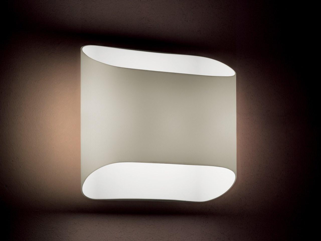 ABBEY P LED blown glass wall light