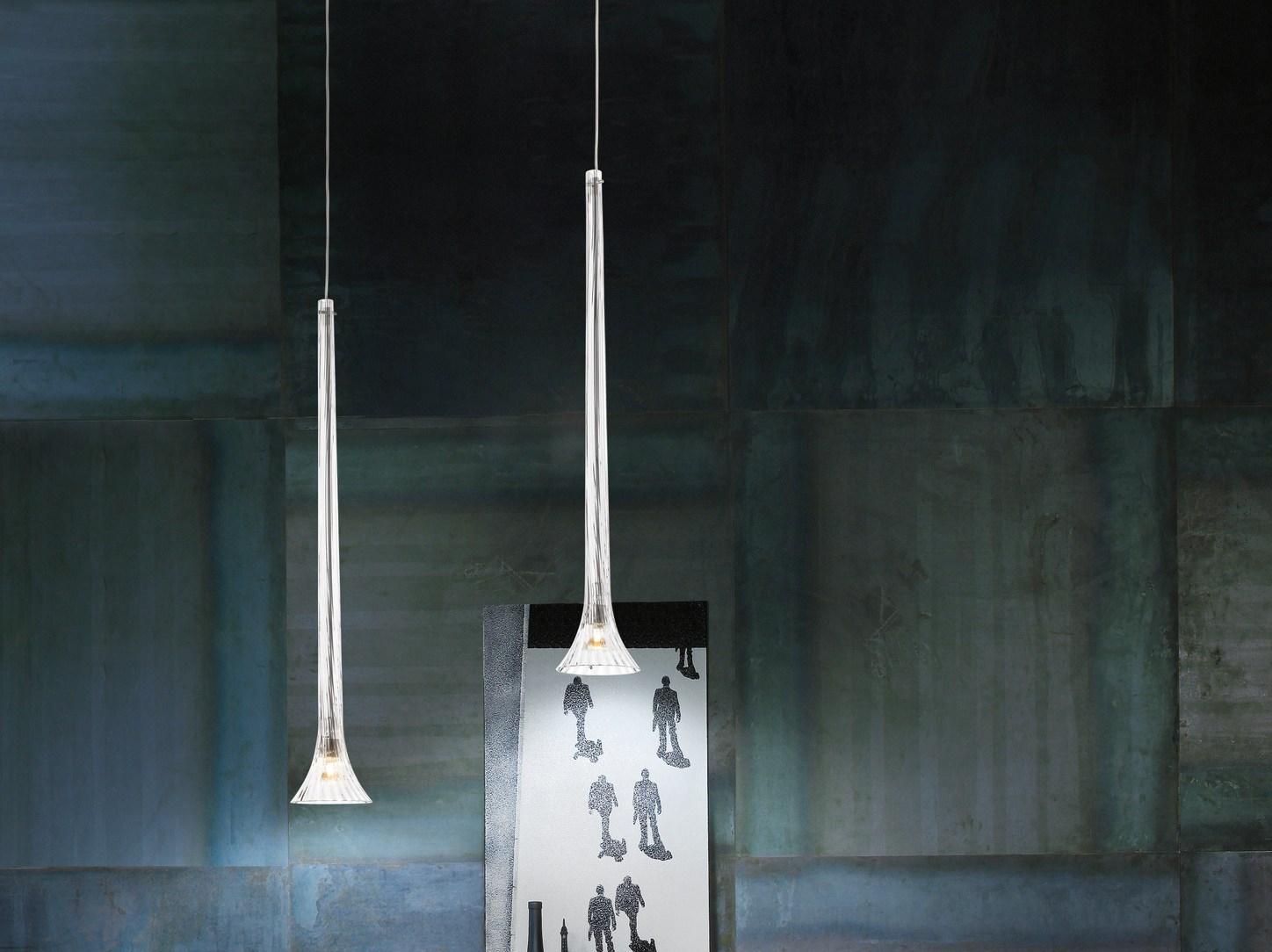 SISSI SP Blown glass pendant lamp