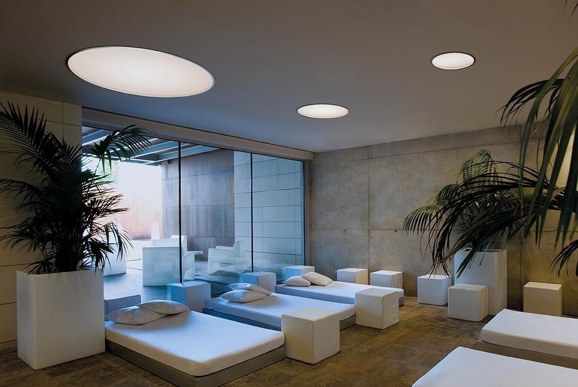 BIG Fluorescent recessed ceiling lamp