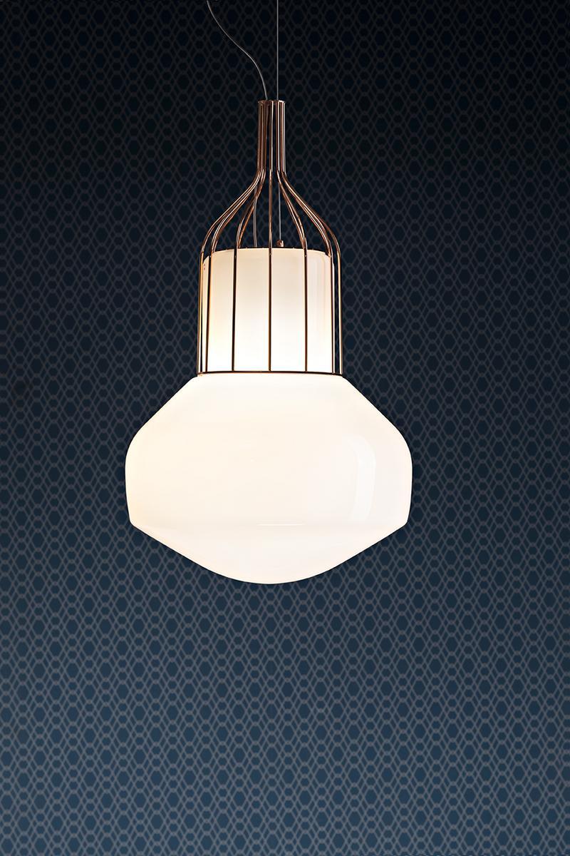 AÉROSTAT Blown glass pendant lamp