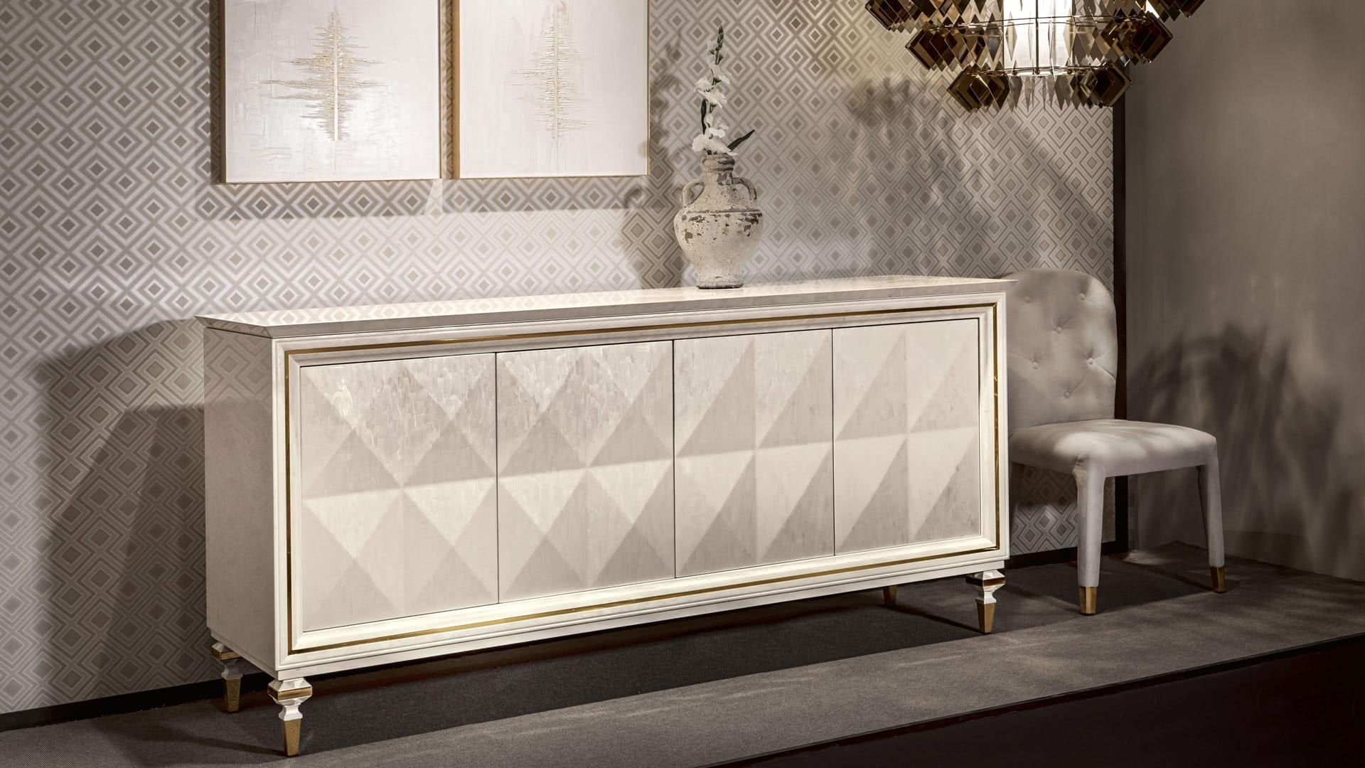 DIAMANTE Wooden sideboard with doors