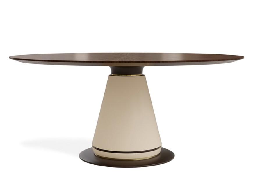 PR.410 Round walnut table