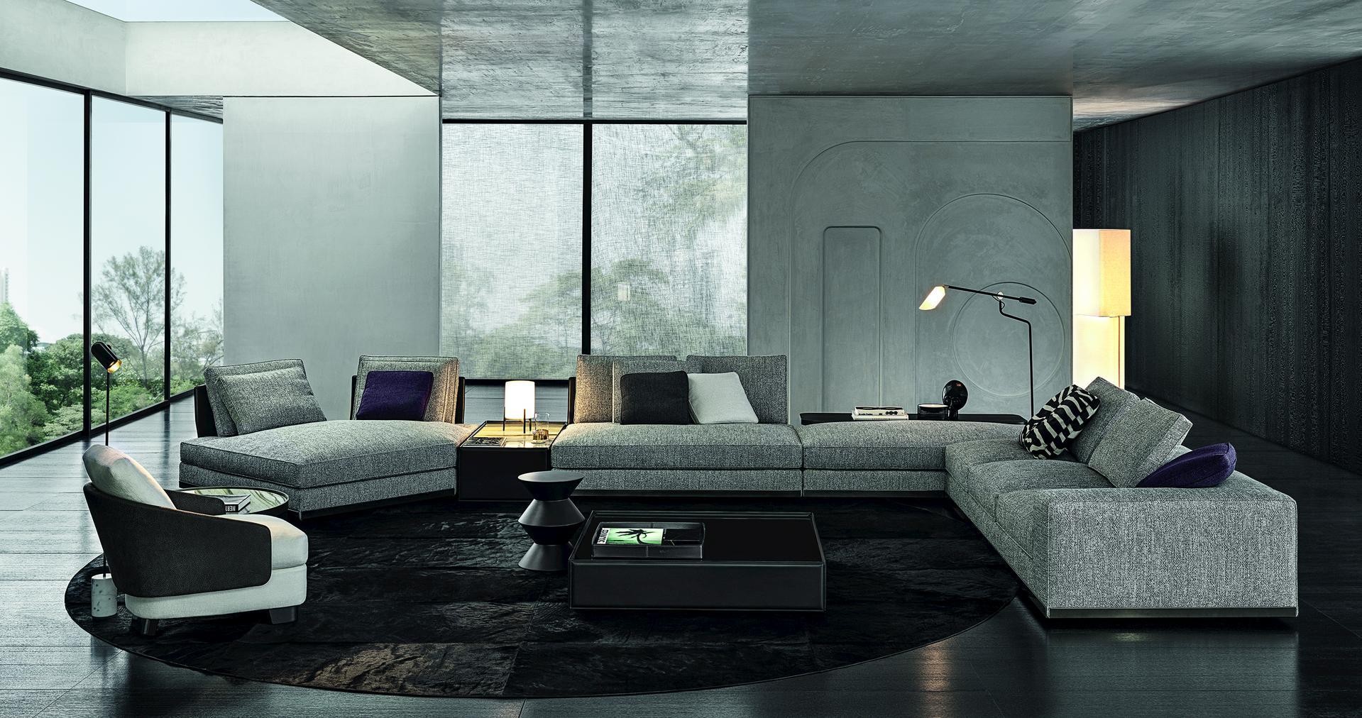 WEST SADDLE-HIDE Sofa