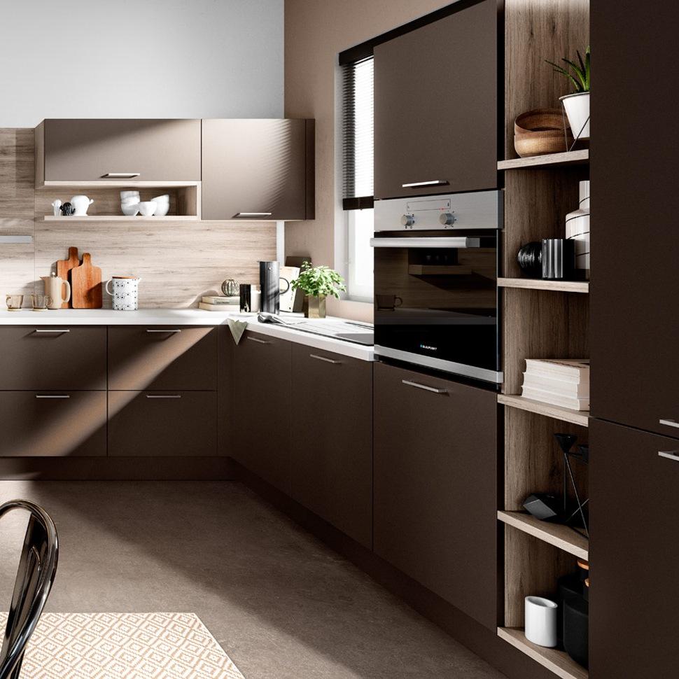 LASER SOFT Lacquered kitchen