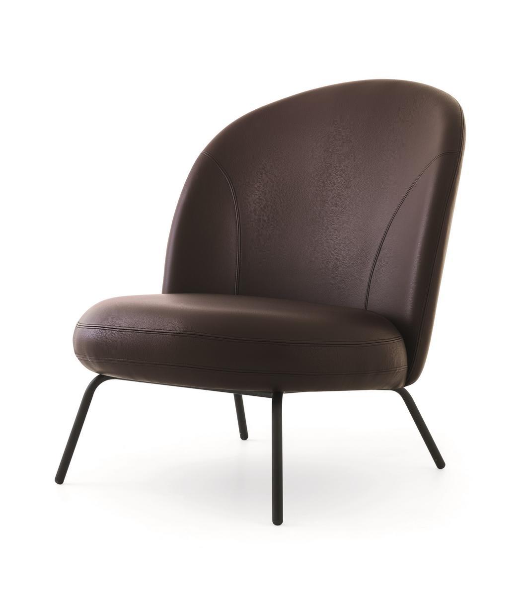 PUFFY Upholstered fabric easy chair
