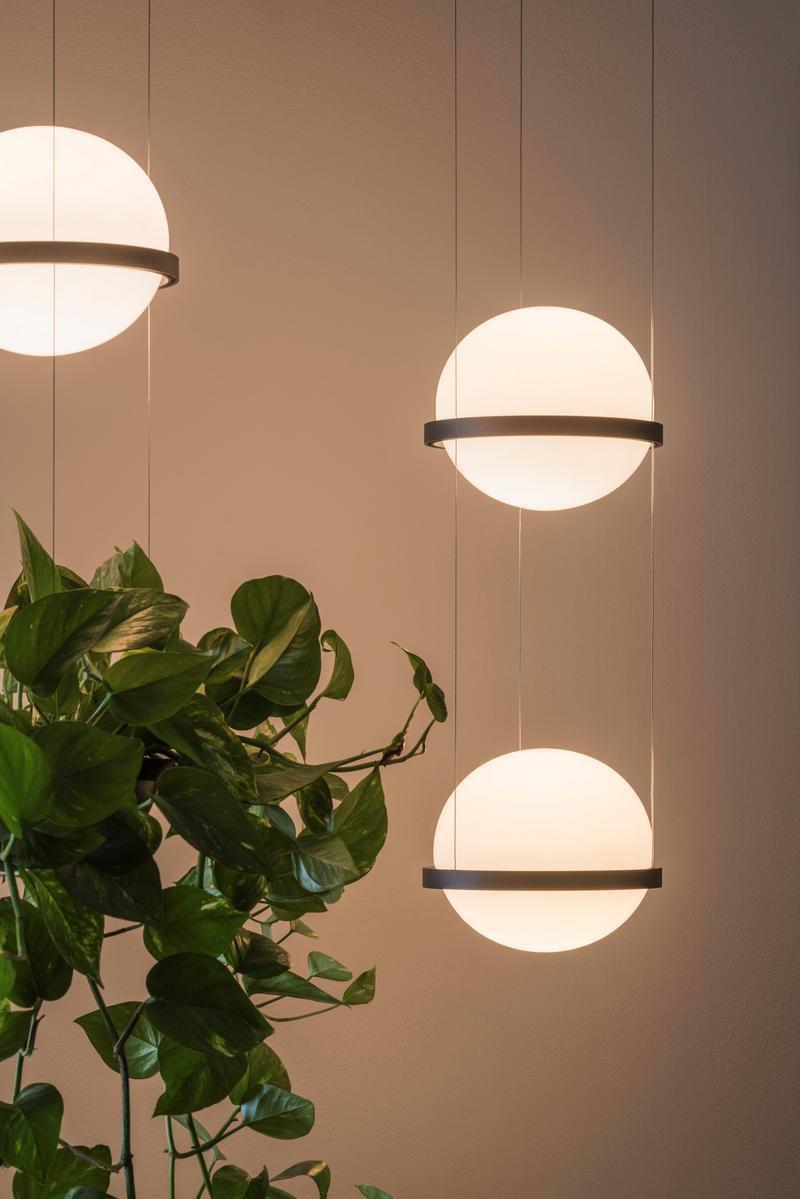 PALMA LED blown glass pendant lamp
