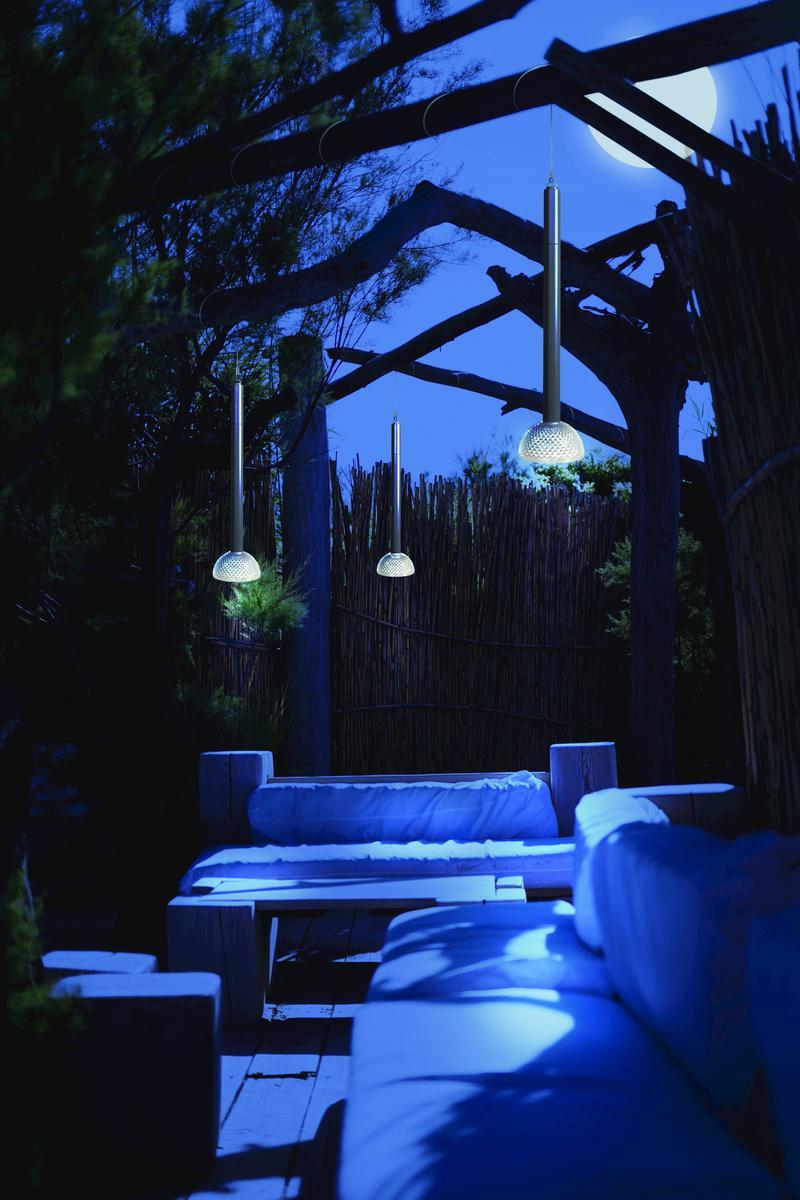MOON CRYSTAL LED outdoor pendant lamp