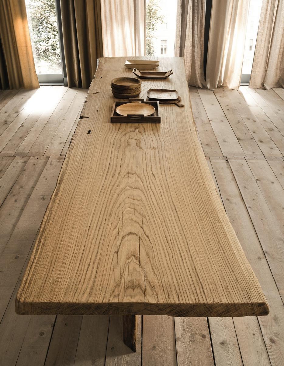 VANCOUVER Rectangular oak dining table