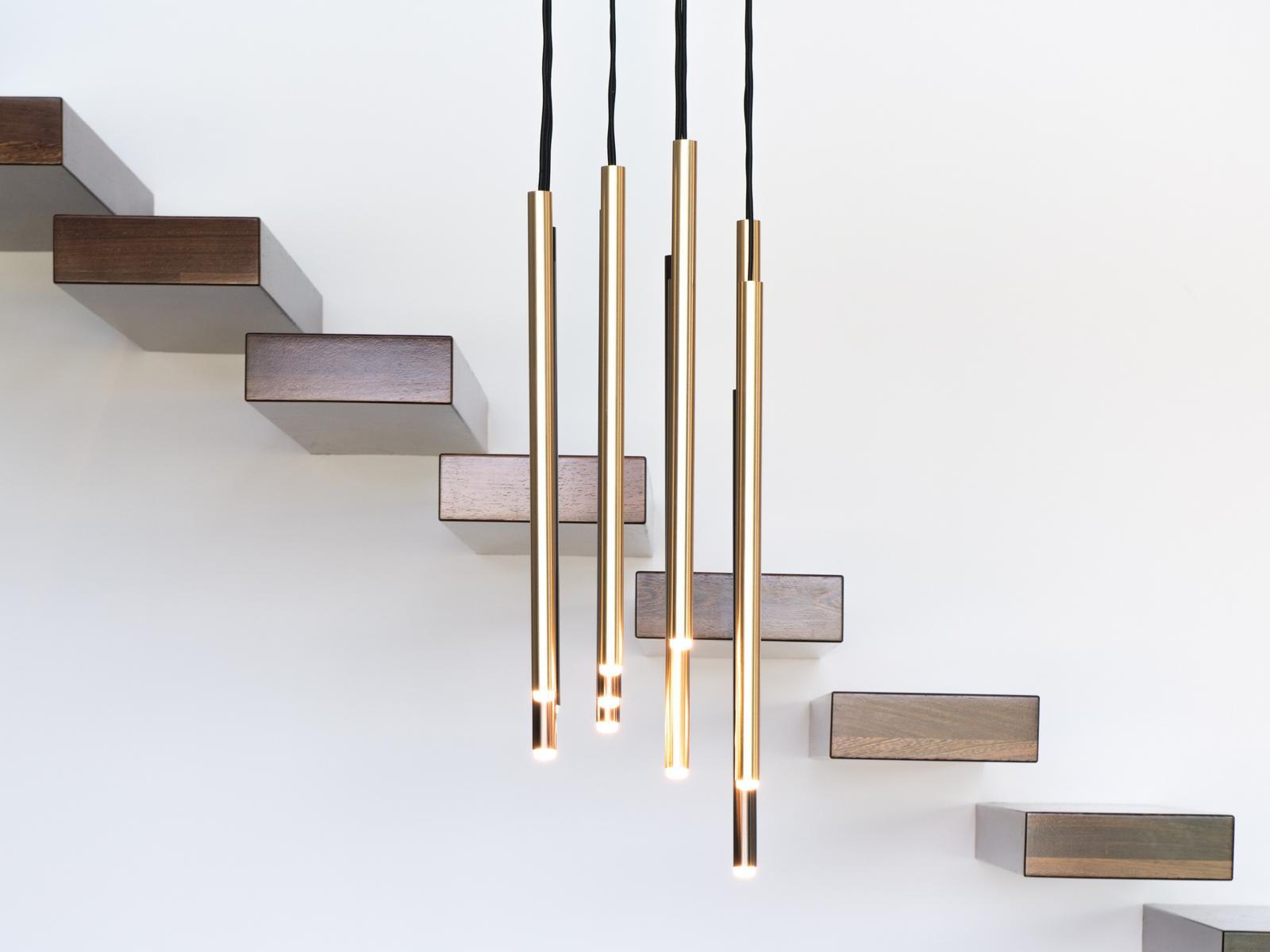 STILO X12 Direct light painted metal pendant lamp