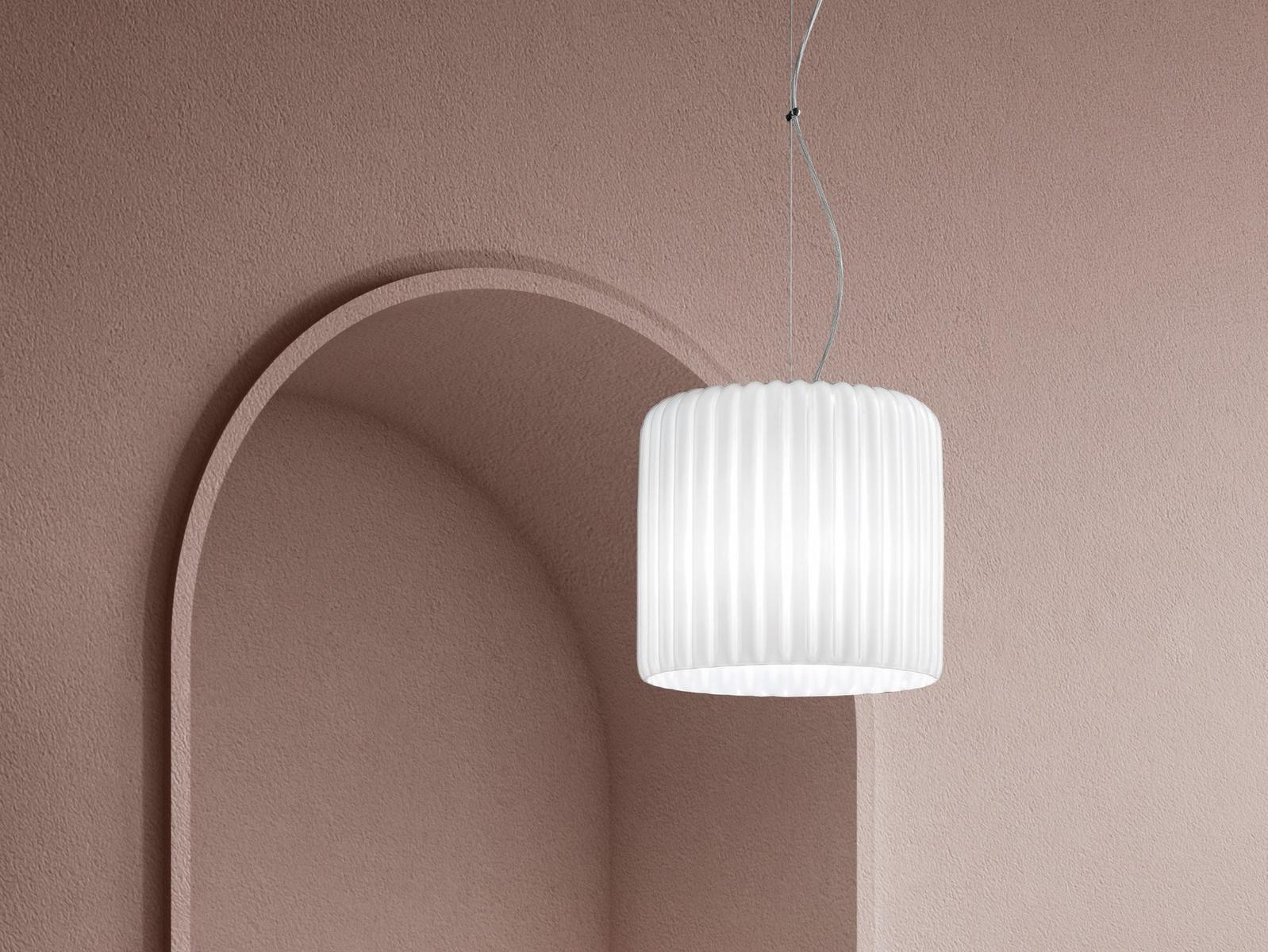 MASK Glass pendant lamp