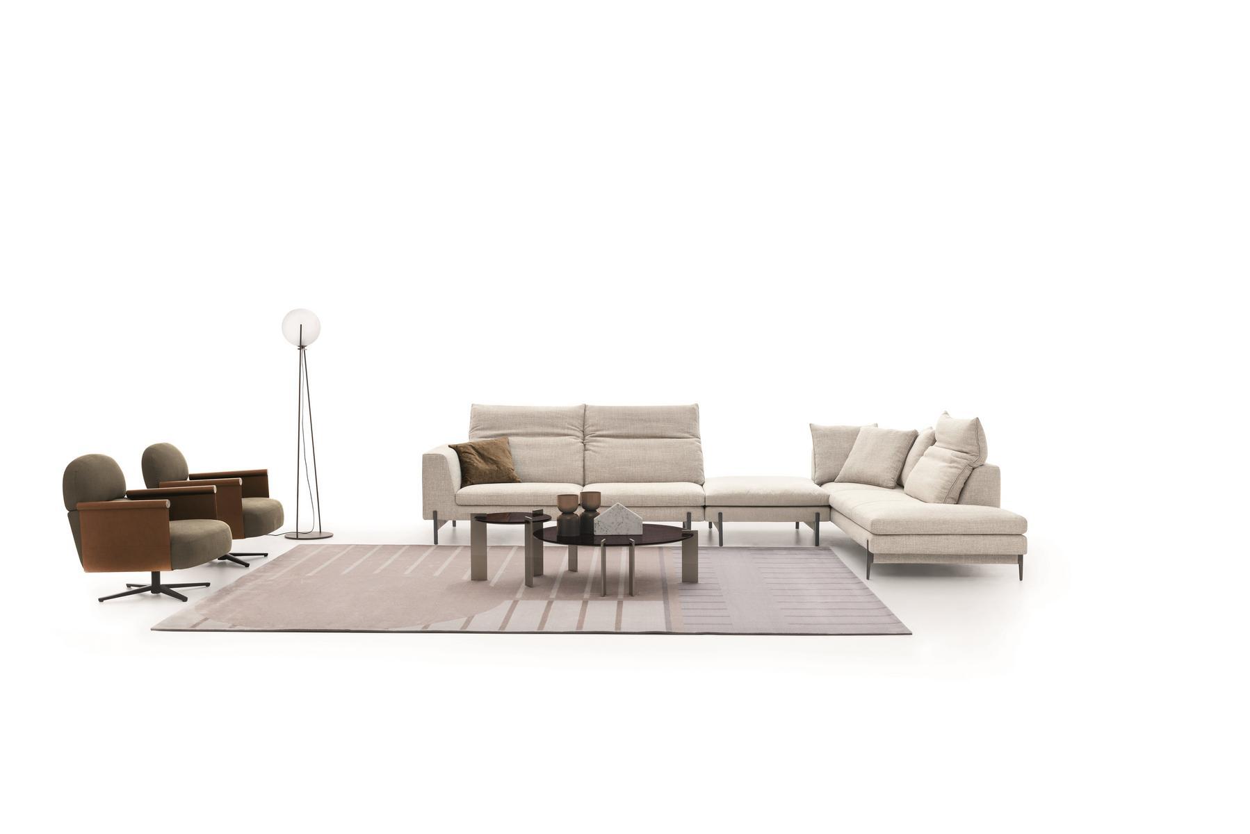 KIM HIGH Sectional fabric sofa