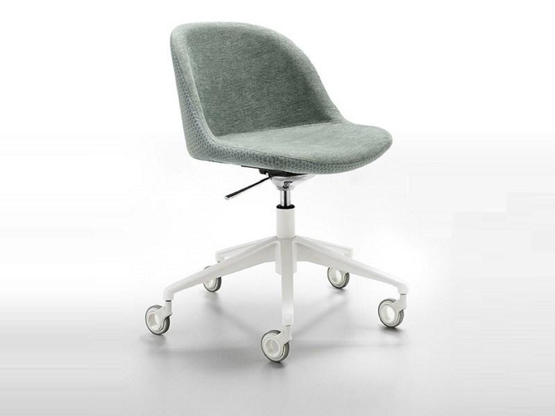 SONNY S-D Contemporary style upholstered metal restaurant chair