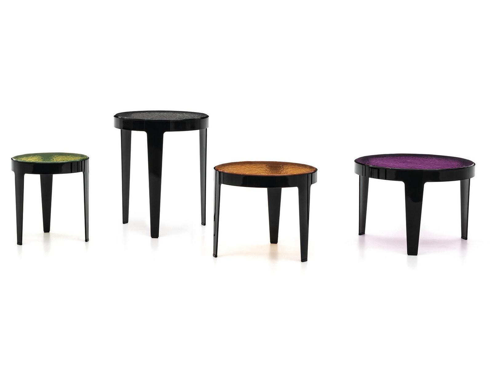 GRANT Round metal coffee table