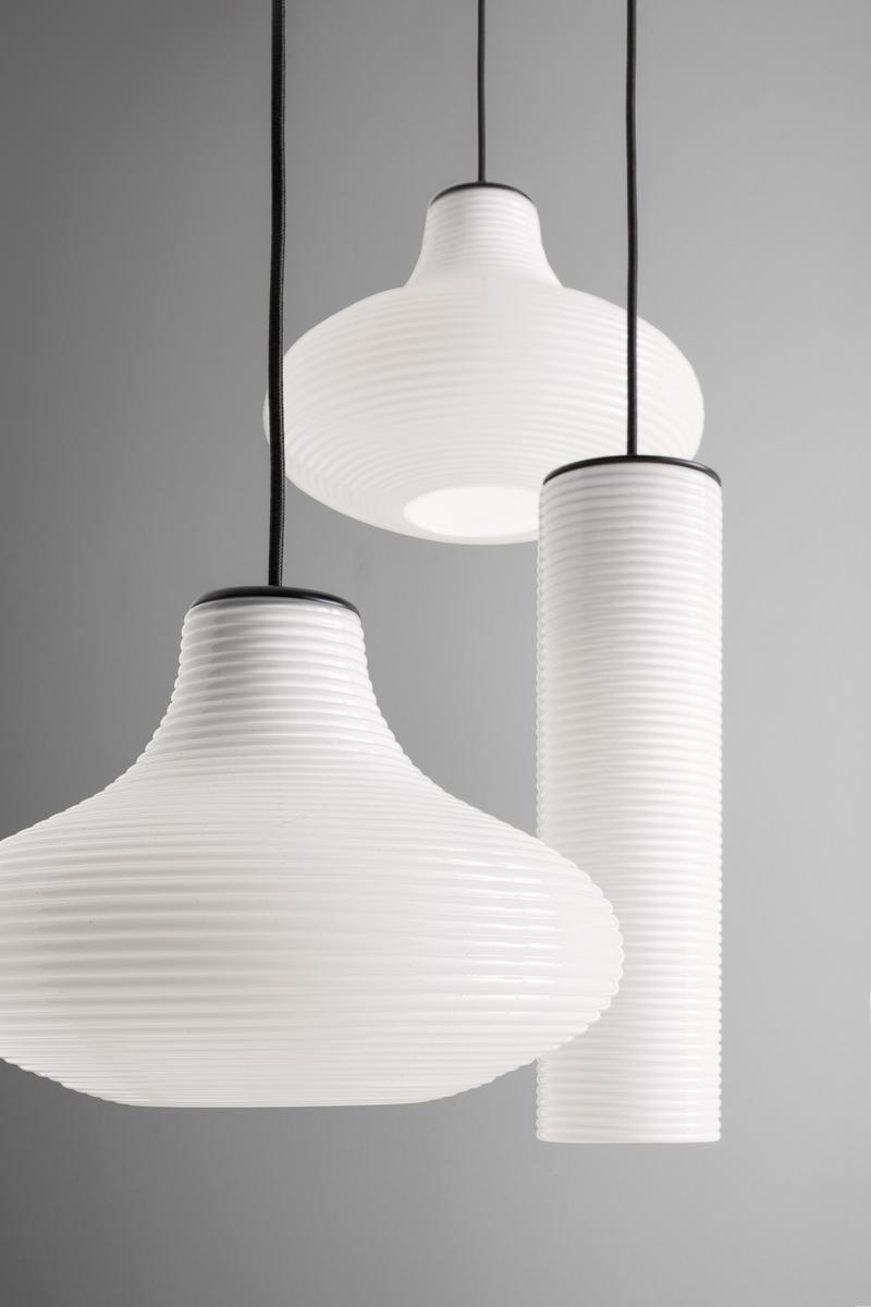 CLIO LED blown glass pendant lamp