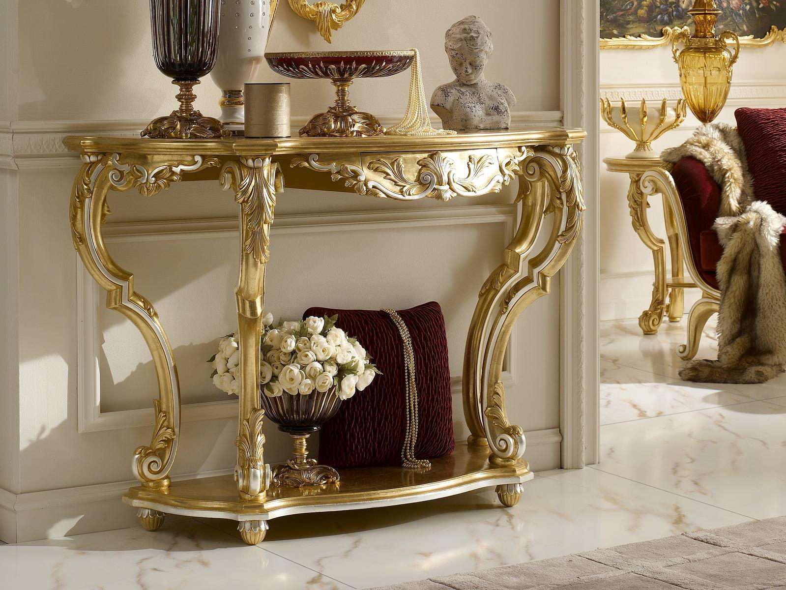 OPERA Demilune console table with drawers