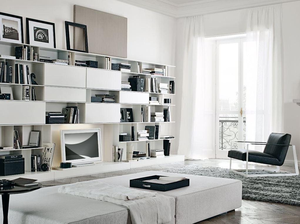 SKIP Modular wooden TV wall system