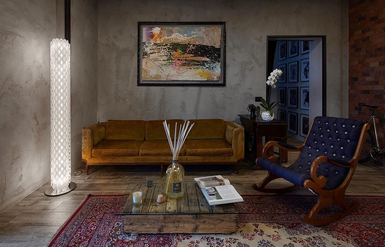 CHARLOTTE Cristalflex® and Lentiflex® LED floor lamp with dimmer