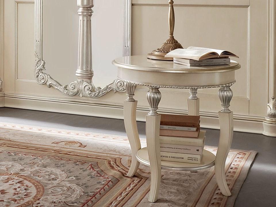 13653 Round side table for living room