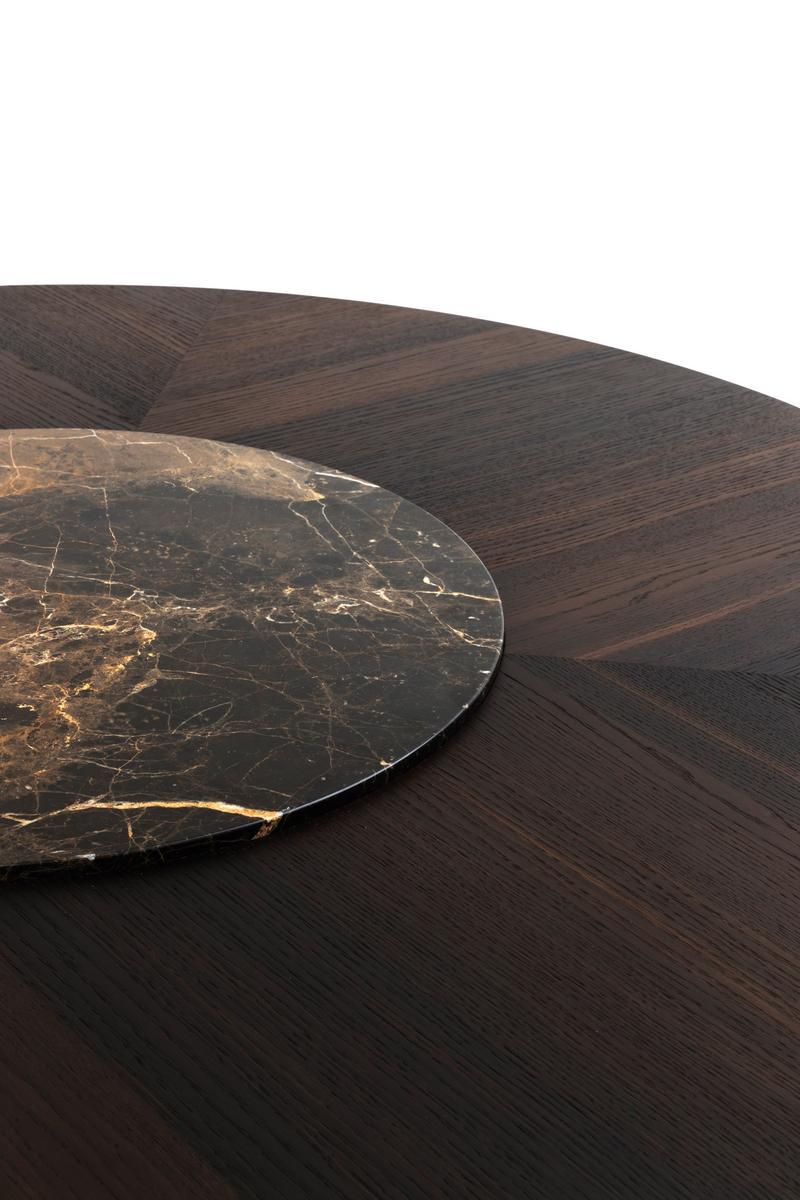 ETTORE Wooden table with Lazy Susan