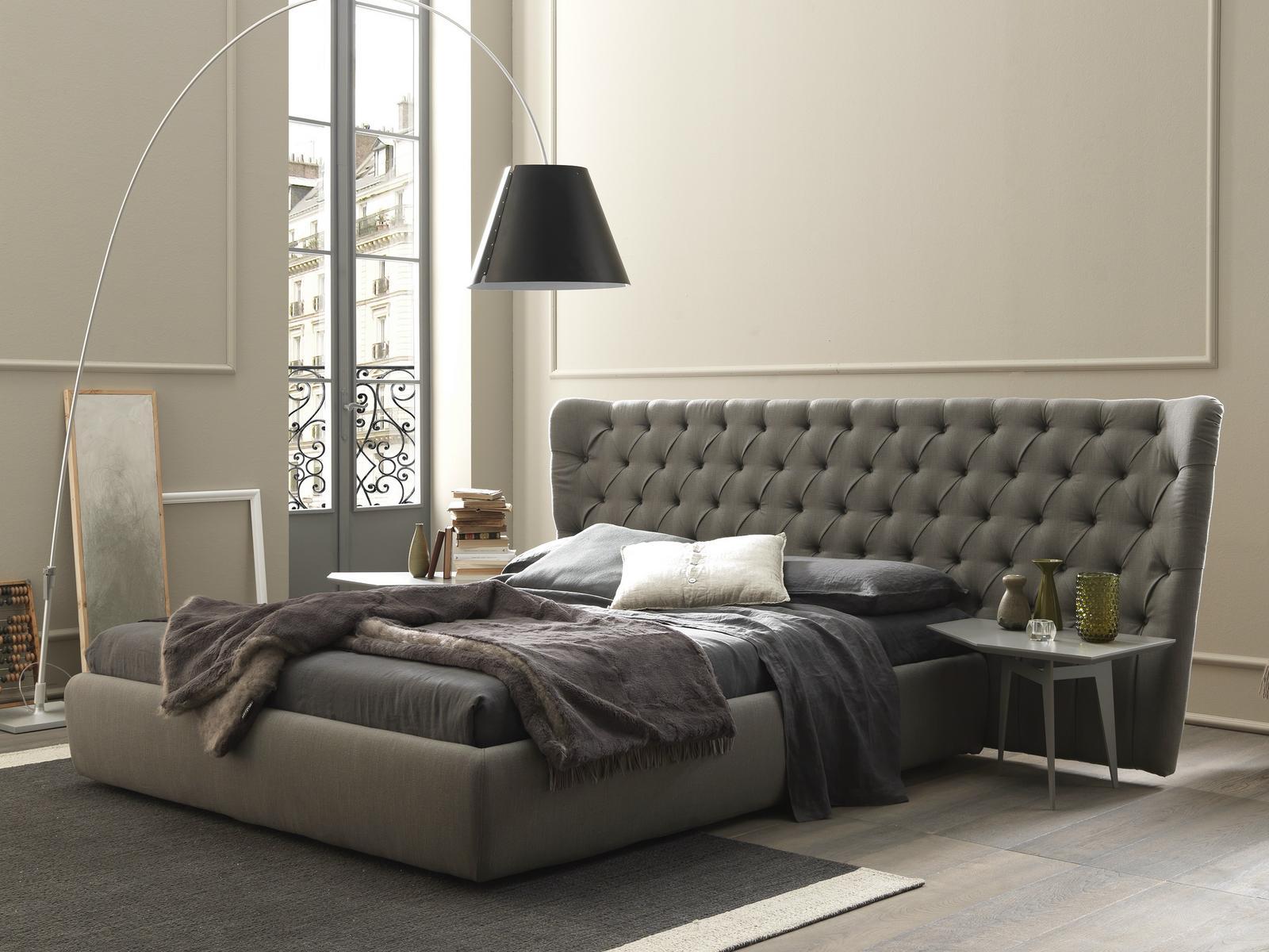 SELENE LARGE Bed with tufted headboard