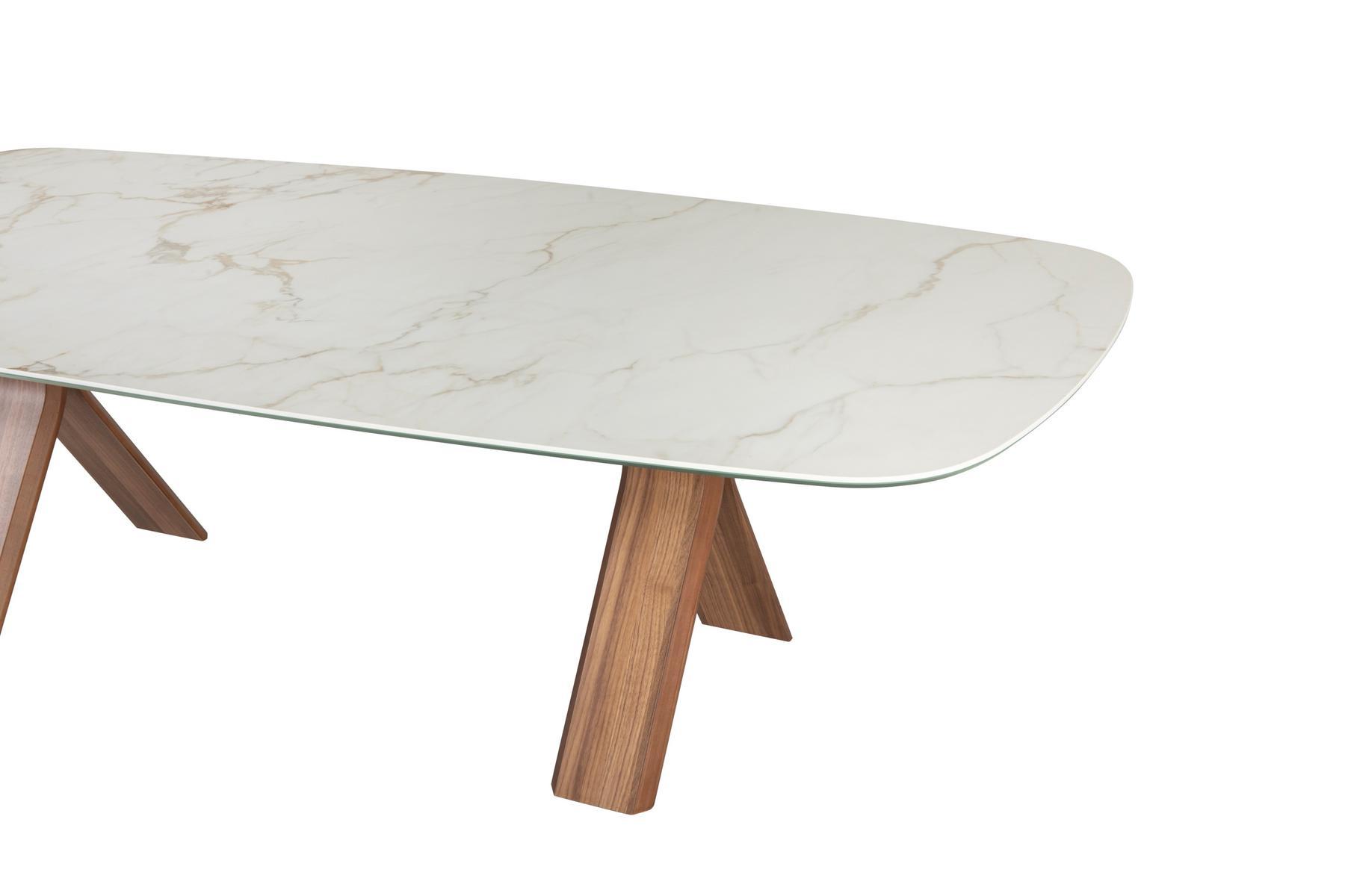 STILL Rectangular porcelain stoneware table