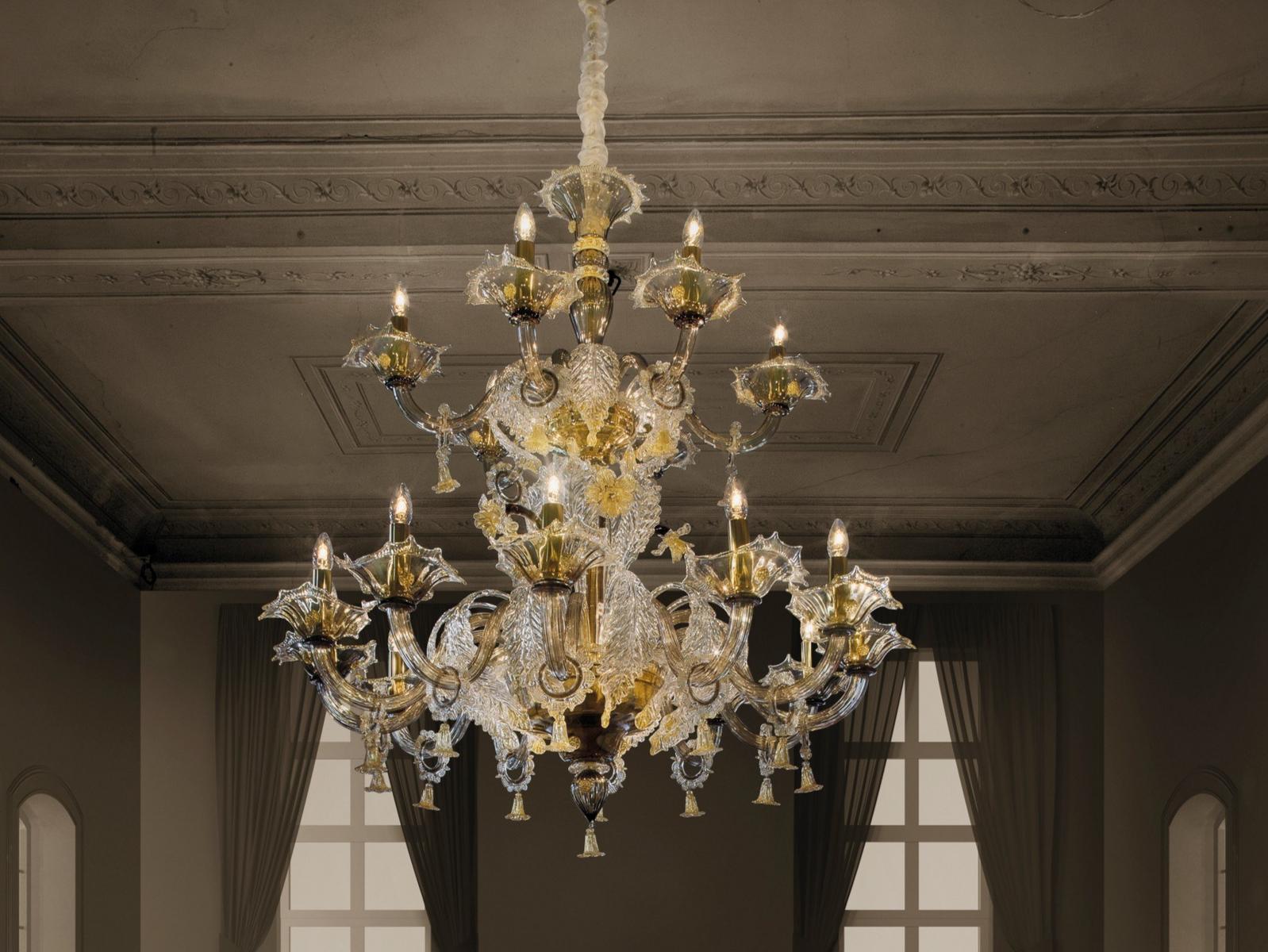 GIUSTINIAN Glass chandelier