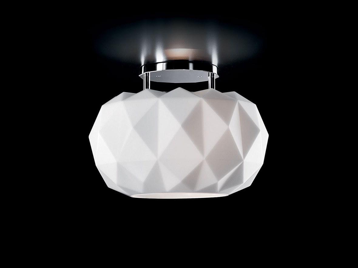 DELUXE PL35 LED blown glass ceiling light