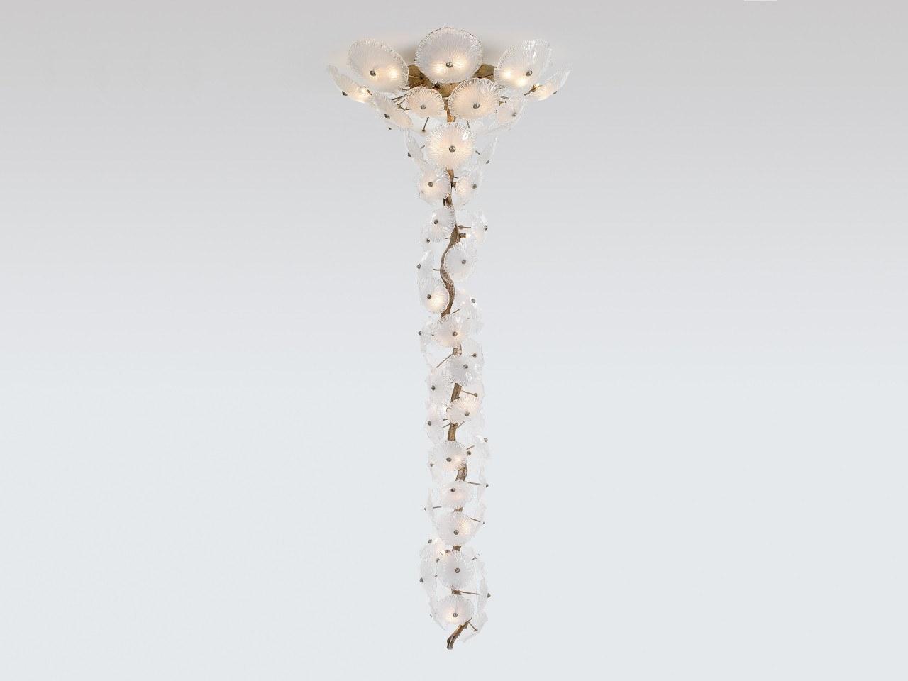 NENUFAR CT3229/48 LED handmade bronze ceiling lamp