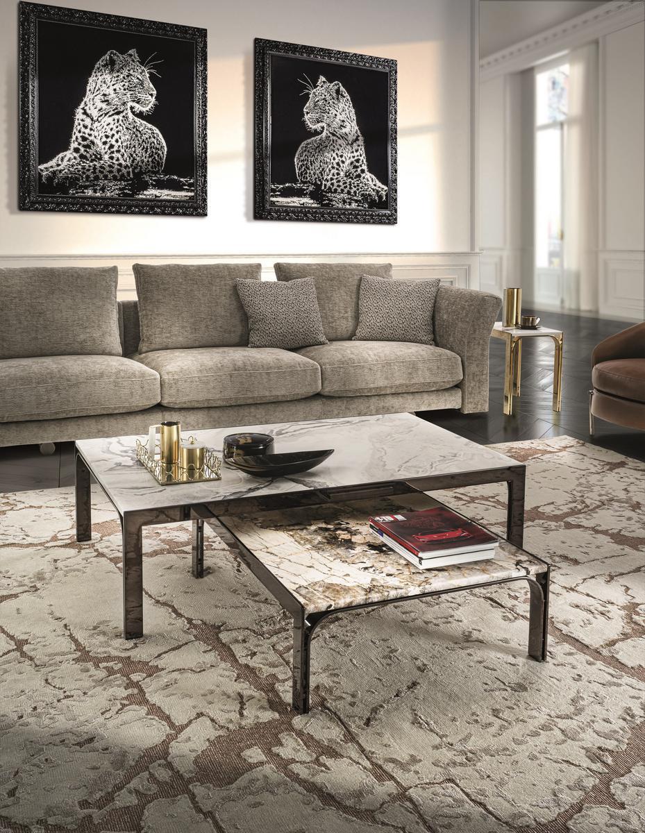 EDGE Square metal coffee table
