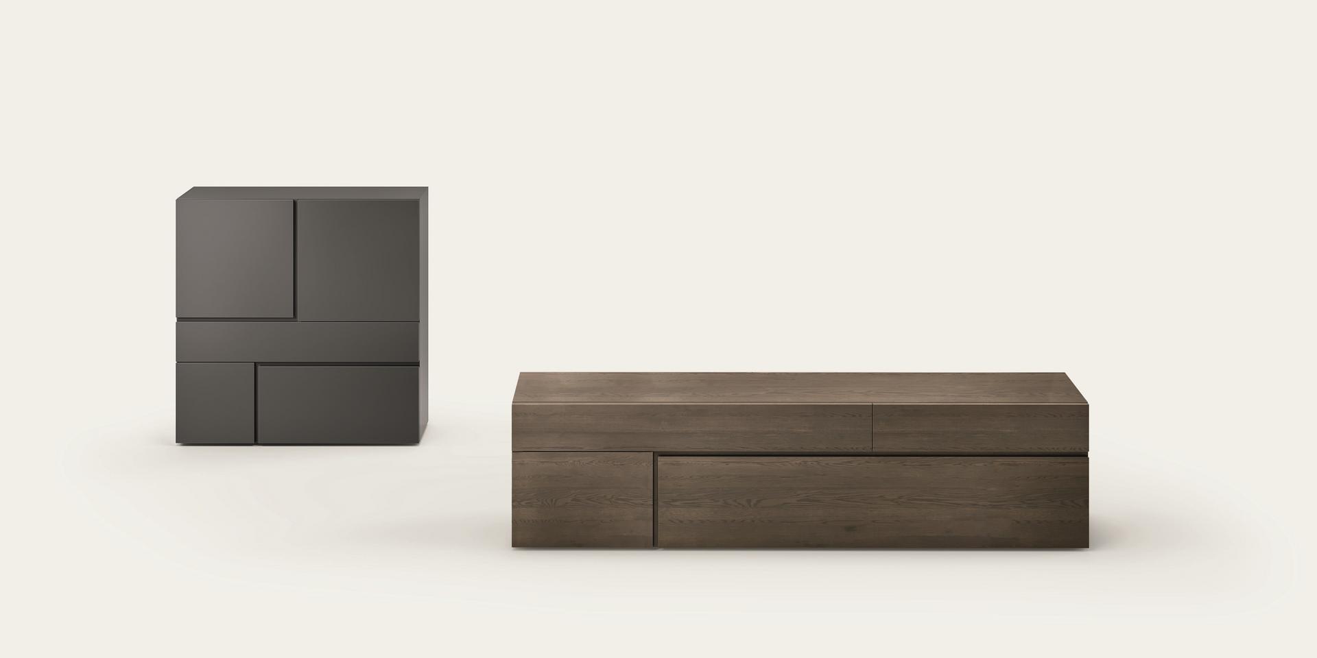 QUADRA Wooden highboard