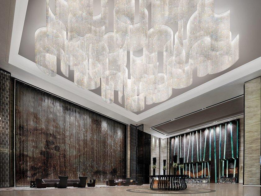 GALASSIA T1 SNG LED crystal ceiling lamp with dimmer
