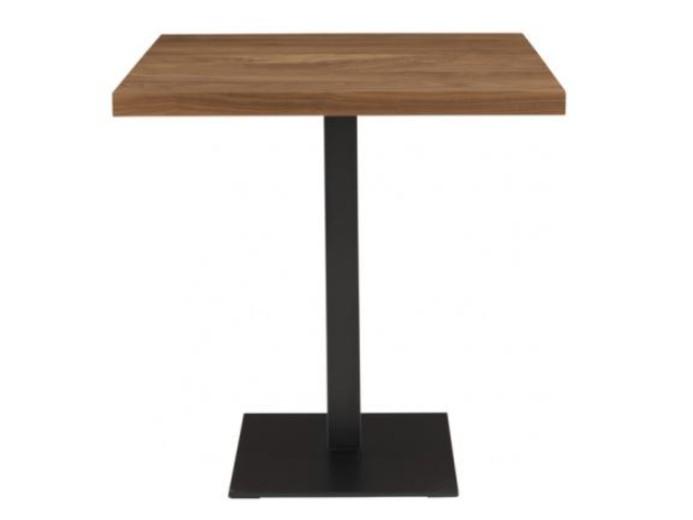 CUMULO Square steel and wood table