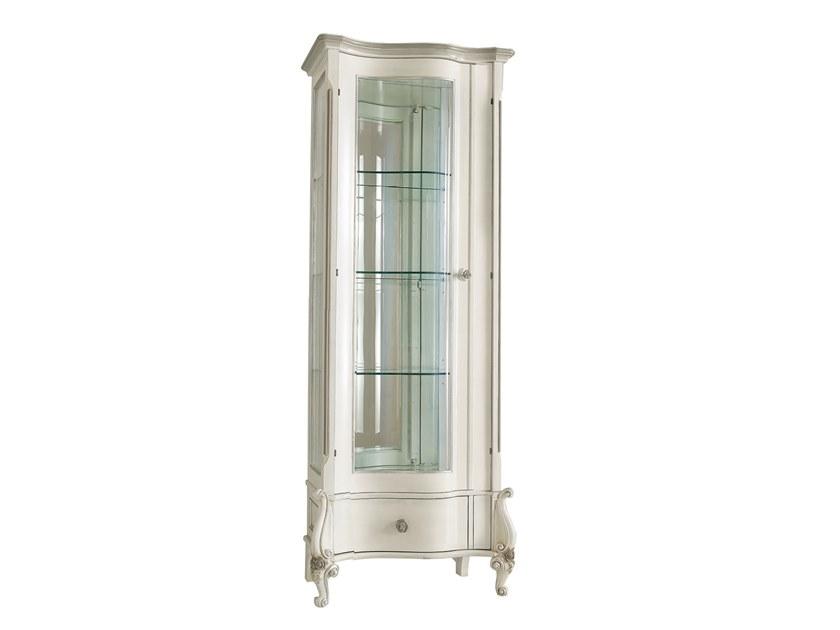 CAPRI Wood and glass display cabinet