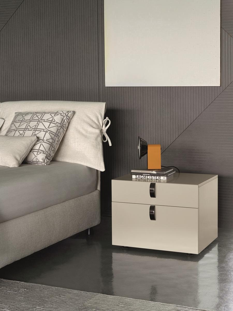 NATHALIE Double bed with removable cover