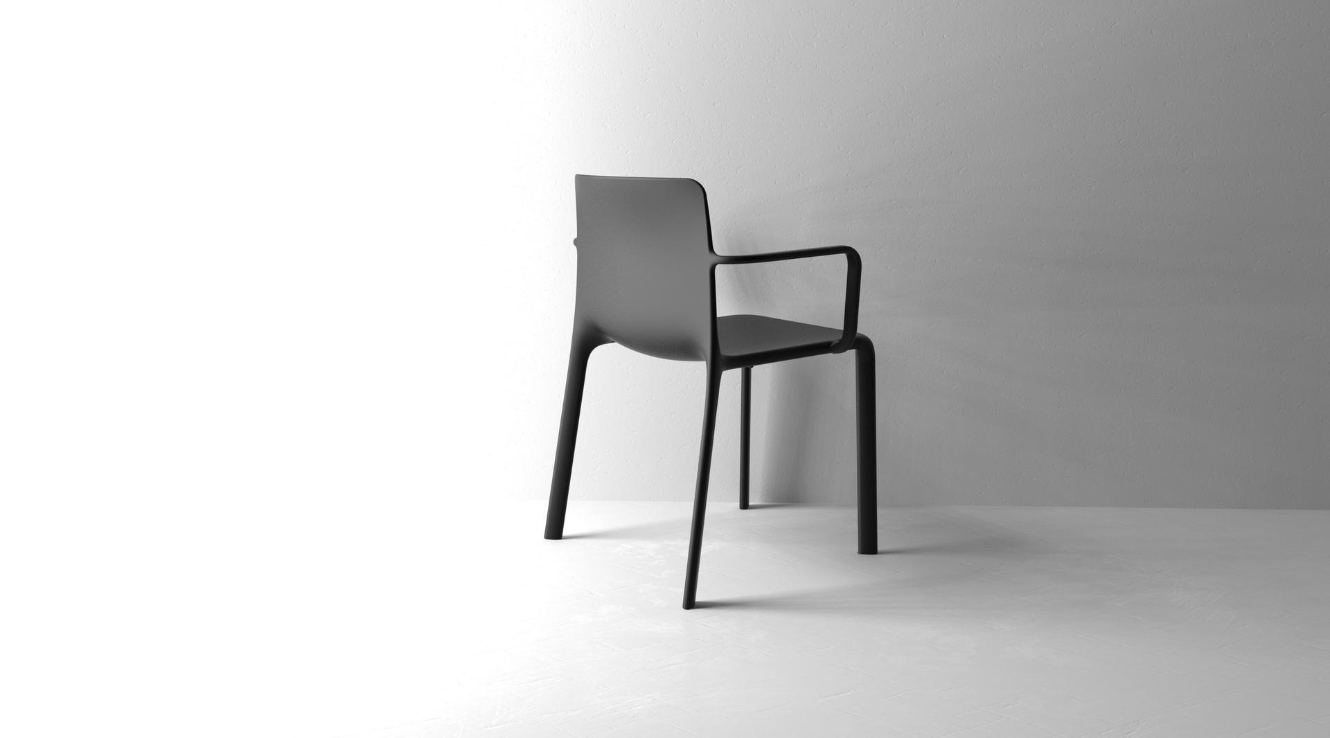 KES Garden chair with armrests