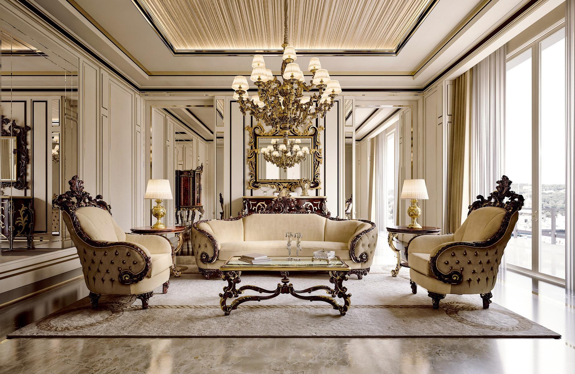 OPERA Square glass coffee table