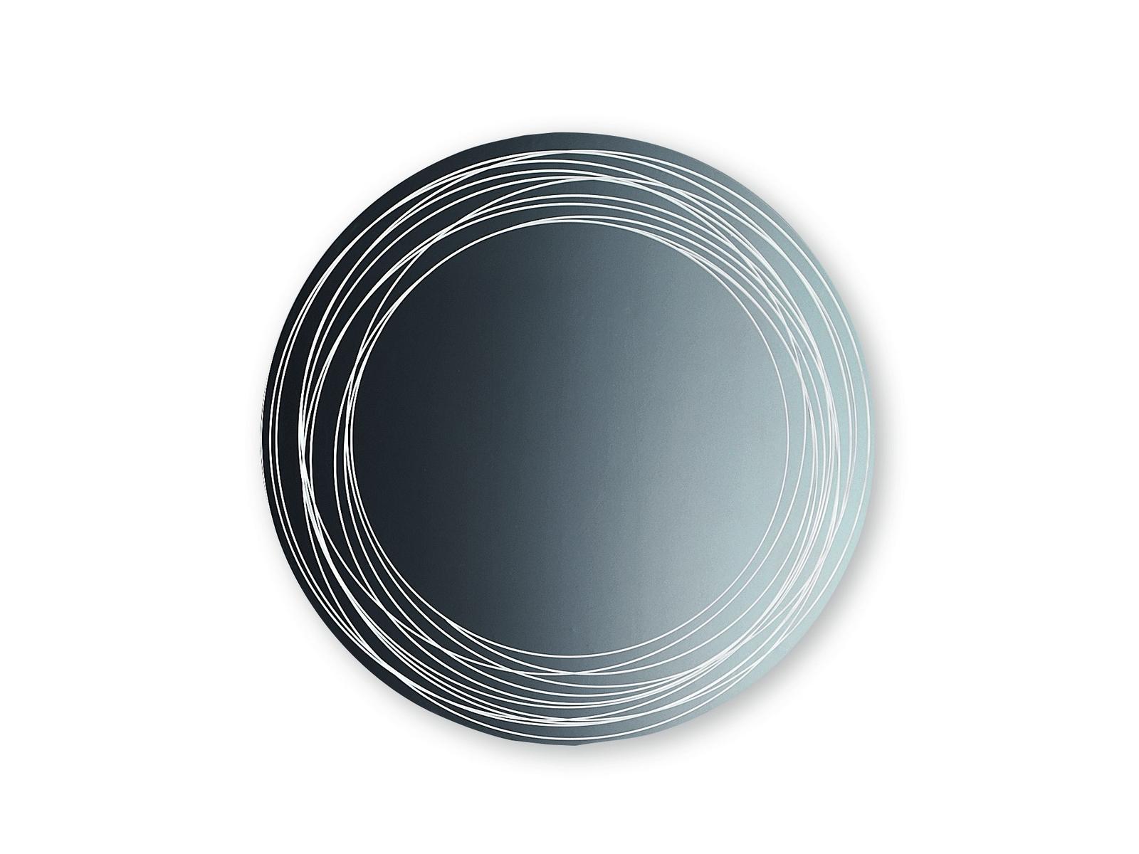 VERTIGO Round wall-mounted mirror with integrated lighting