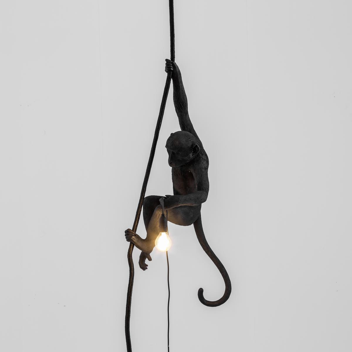 THE MONKEY LAMP BLACK CEILING LED resin pendant lamp