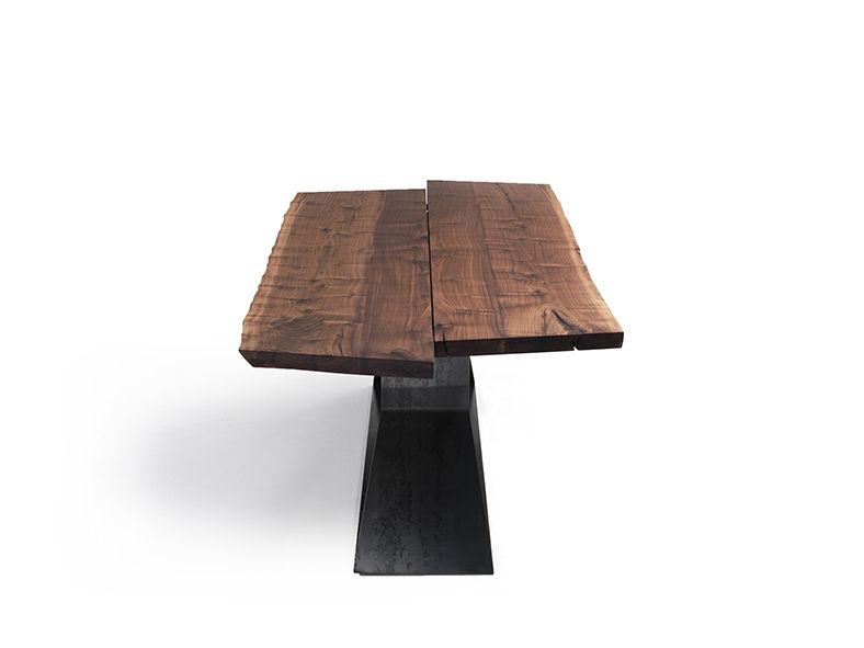 BEDROCK Rectangular veneer table