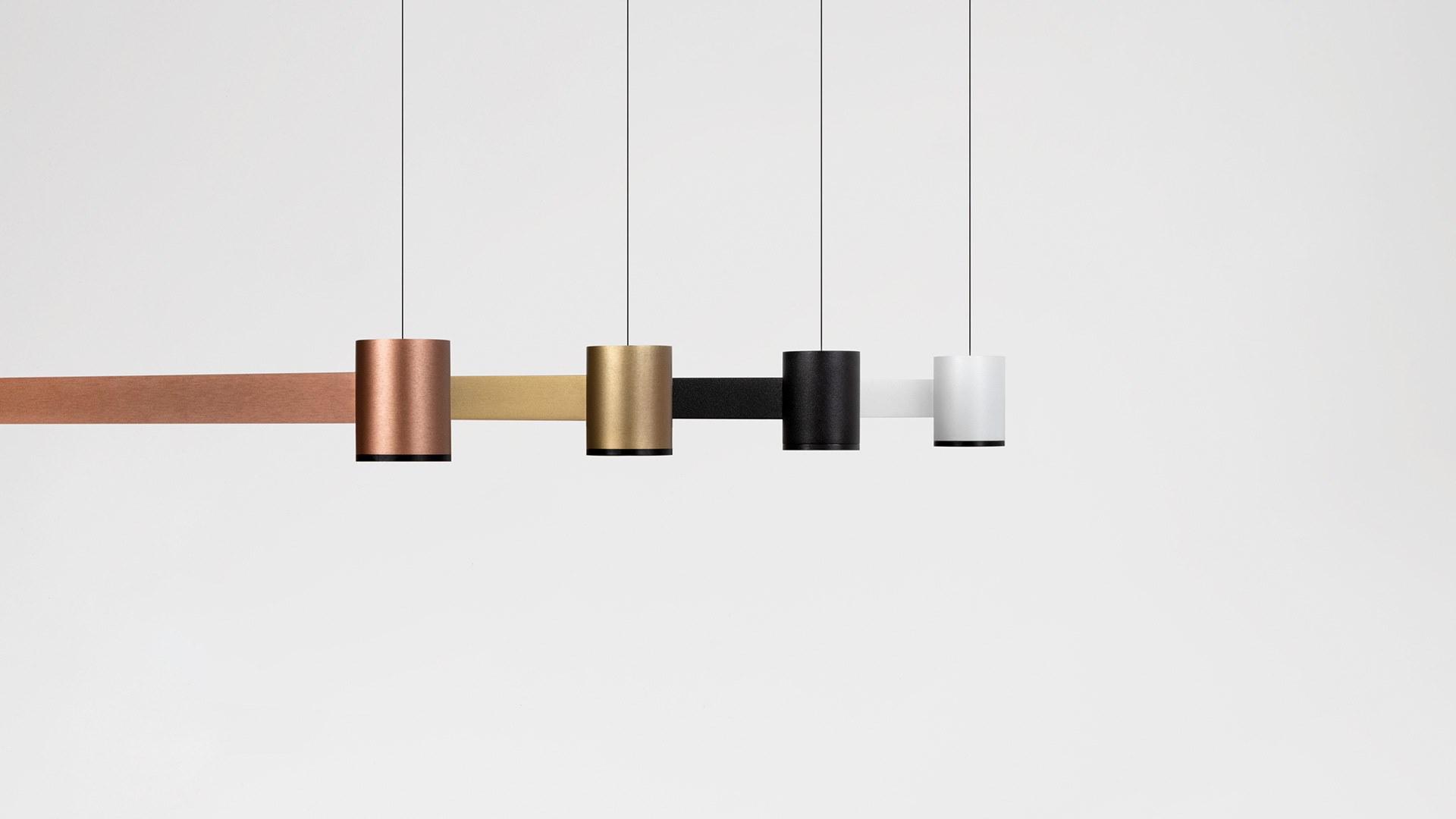 ART DIRECT &AMP; INDIRECT LED direct-indirect light brass pendant lamp