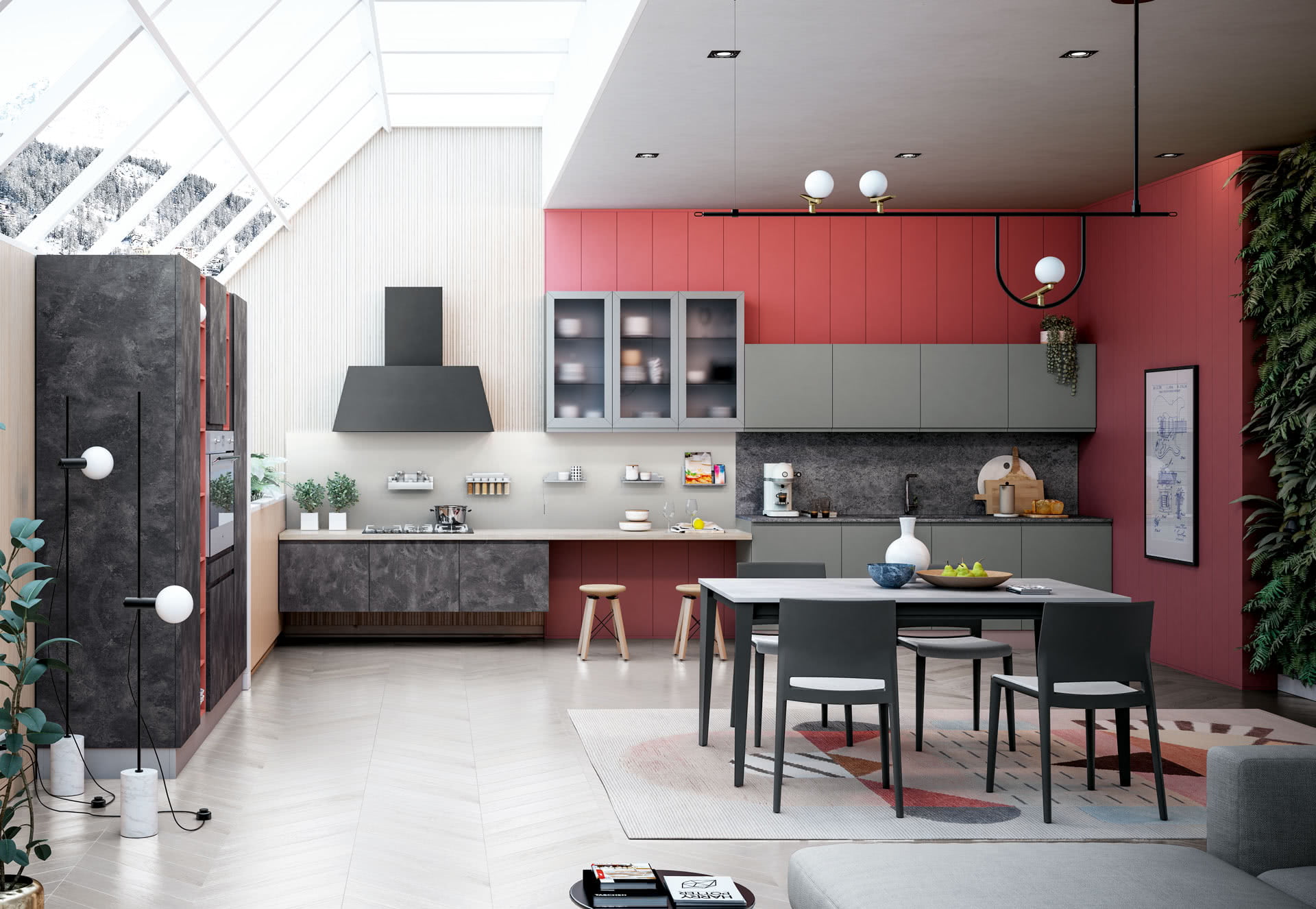 JEY FEEL Melamine kitchen