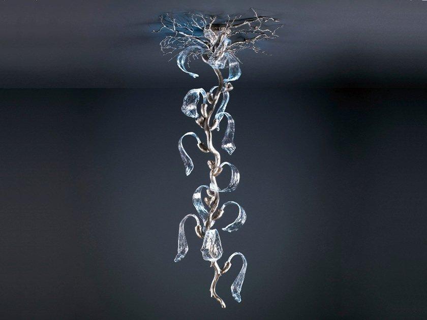 ICARUS CT3351/17 LED handmade bronze pendant lamp