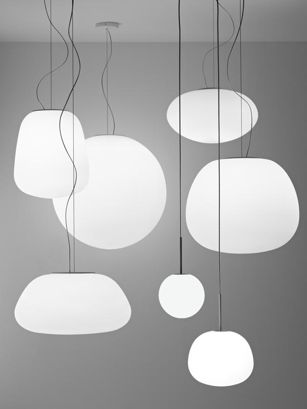 LUMI POGA Glass pendant lamp