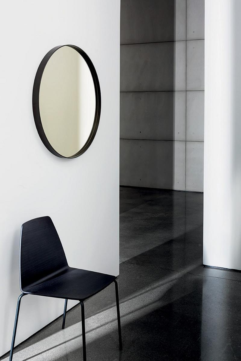 VISUAL ROUND Round wall-mounted mirror