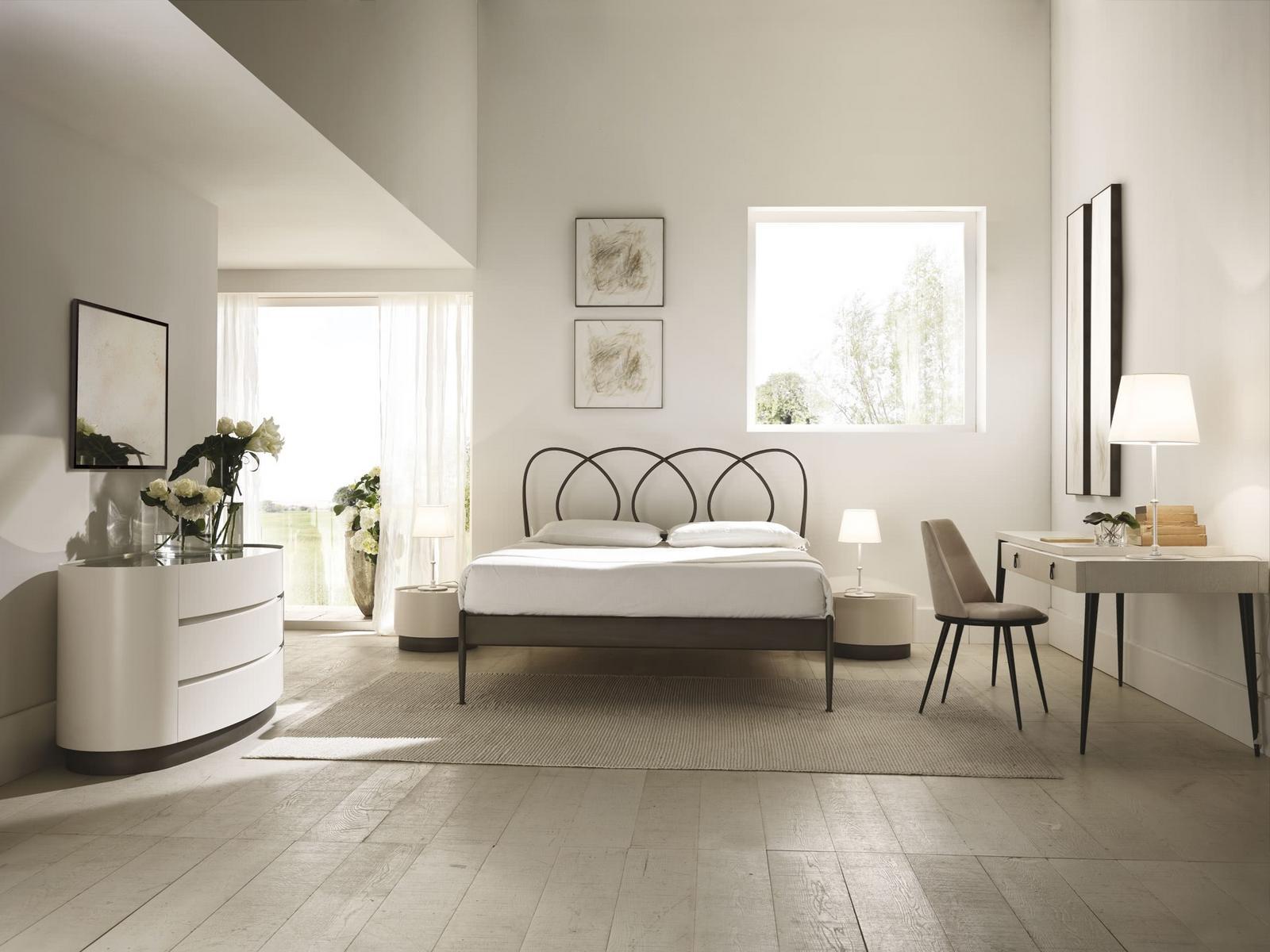 HELIOS Iron double bed