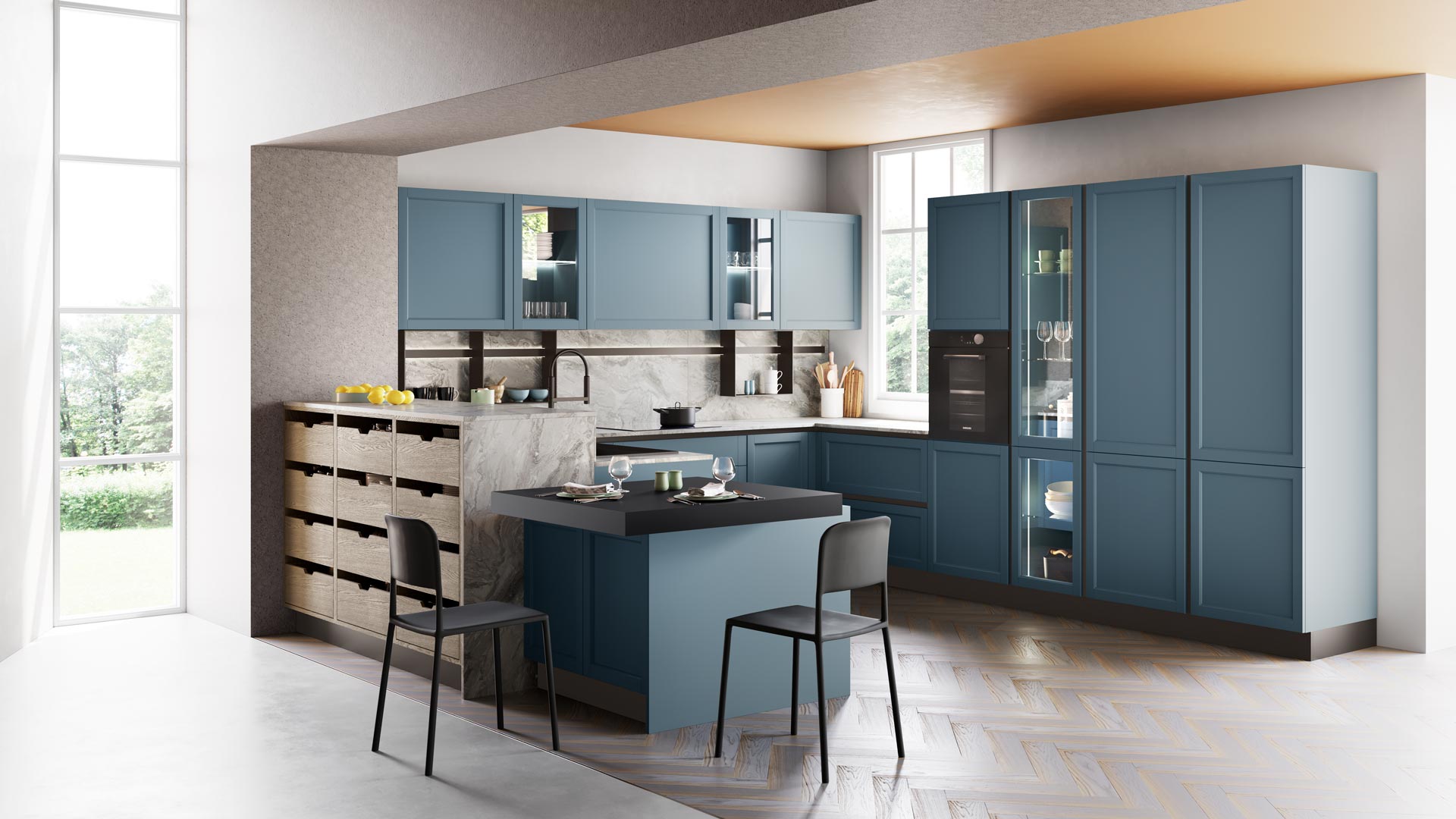 CONTEMPO Lacquered kitchen