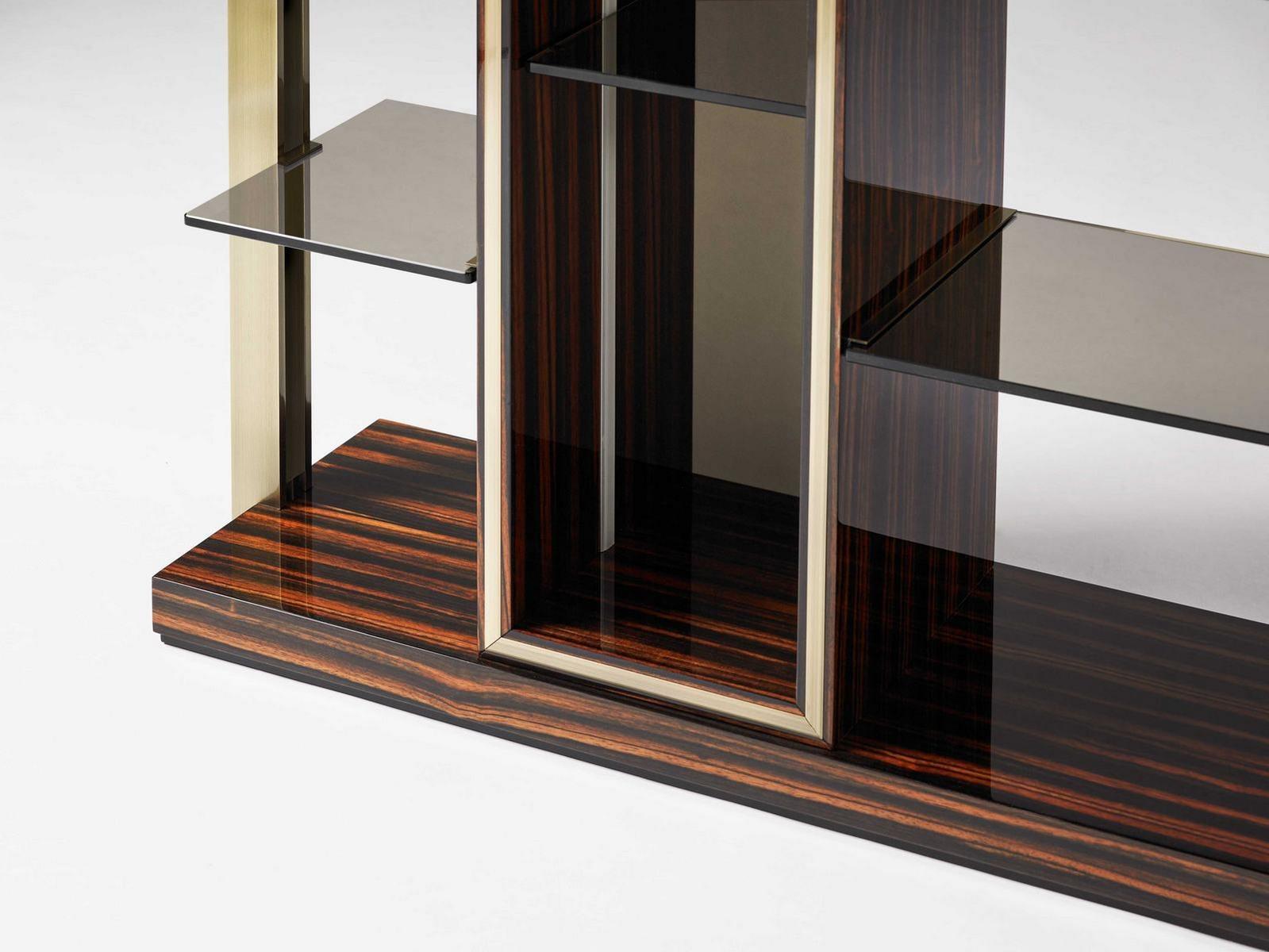 BIBLO Open wall-mounted wooden bookcase