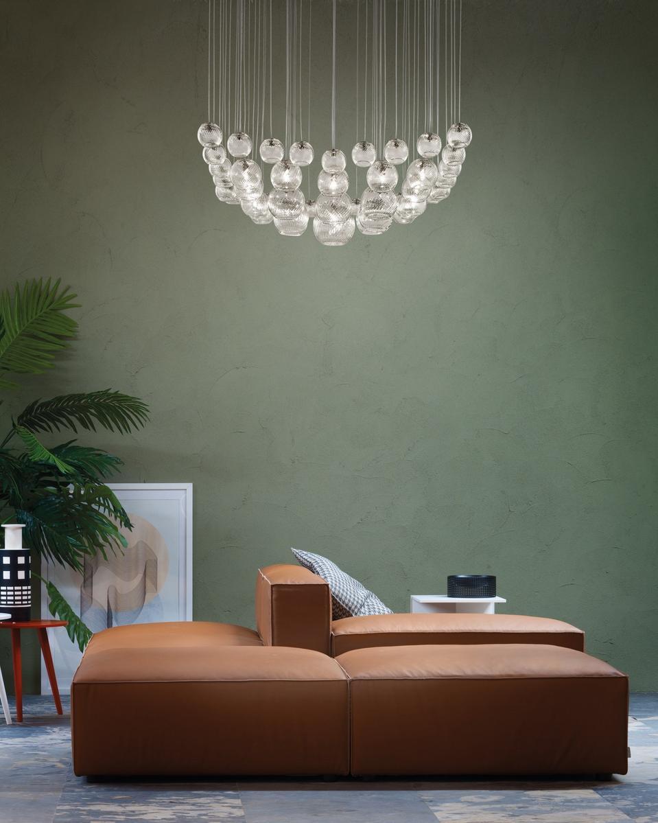 OTO SP SUR Blown glass pendant lamp