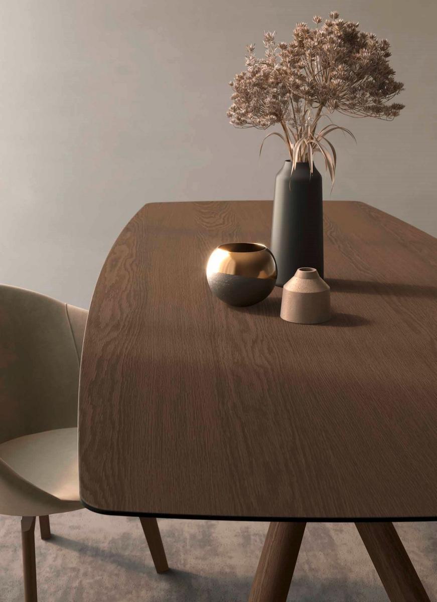 APOLLO Rectangular wooden dining table