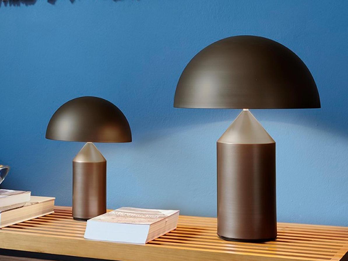 ATOLLO BRONZE Bronze metal table lamp